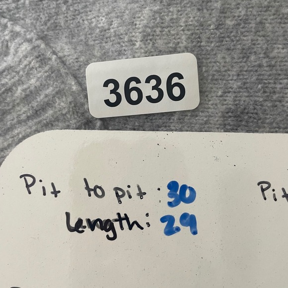 Aerie Oversized Unreal Grey Crew Neck Sweater Knit Pullover Women's L Lounge - Picture 8 of 8